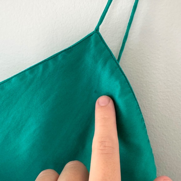 Avon‎ Green Silk Tank Top - Picture 3 of 8